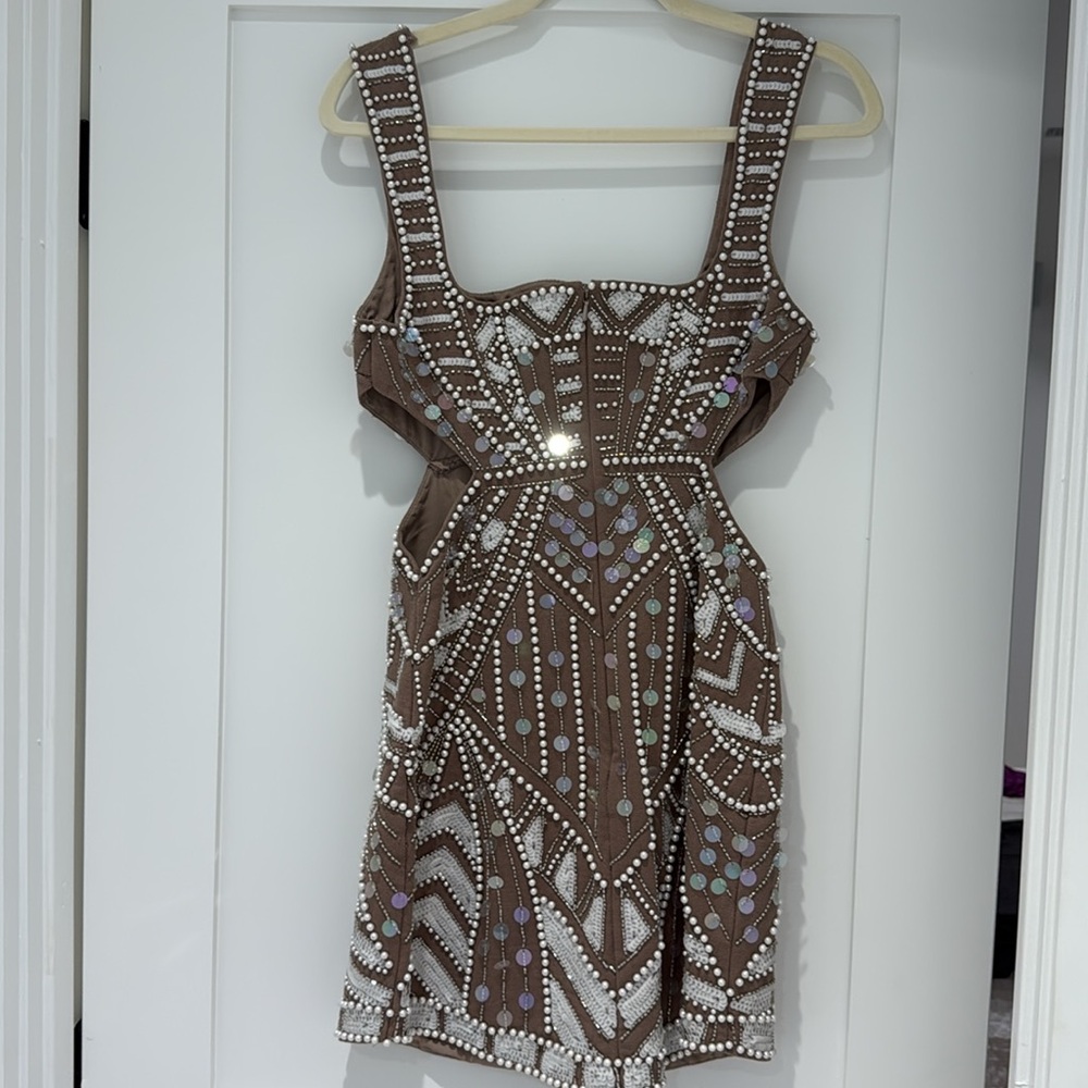 Asos pearl mini dress - Picture 2 of 5